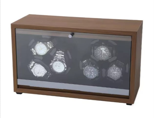 Watch Winder Black Walnut finish - 6 position